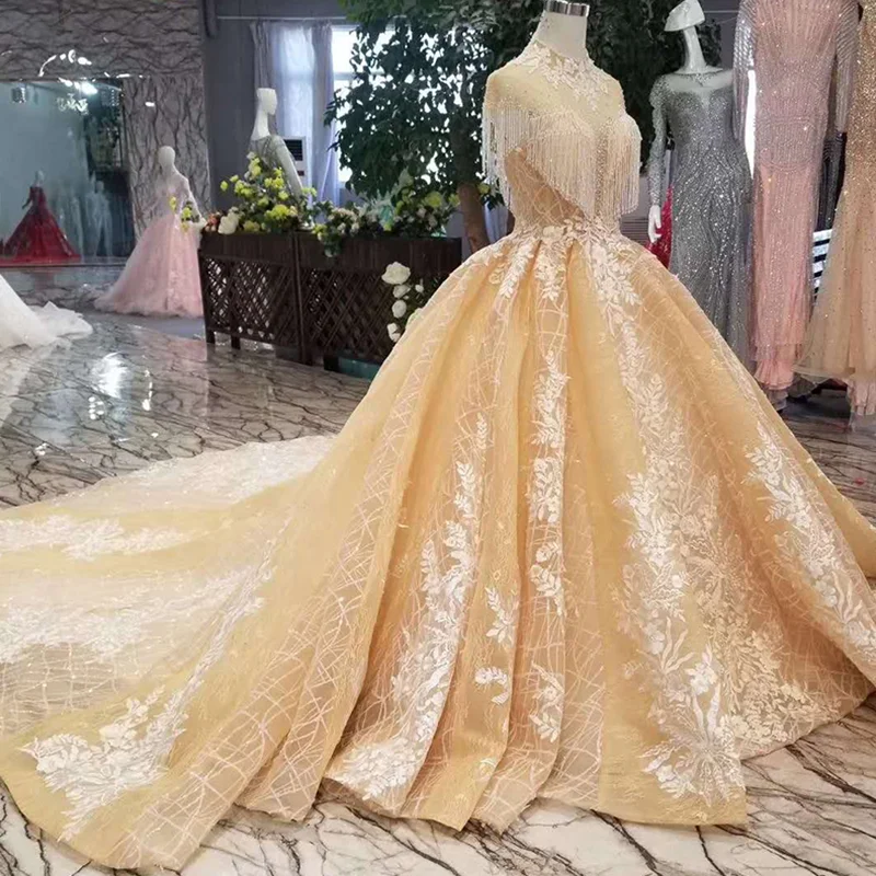 LS11048 вечернее платье с кисточками элегантное бальное высоким вырезом