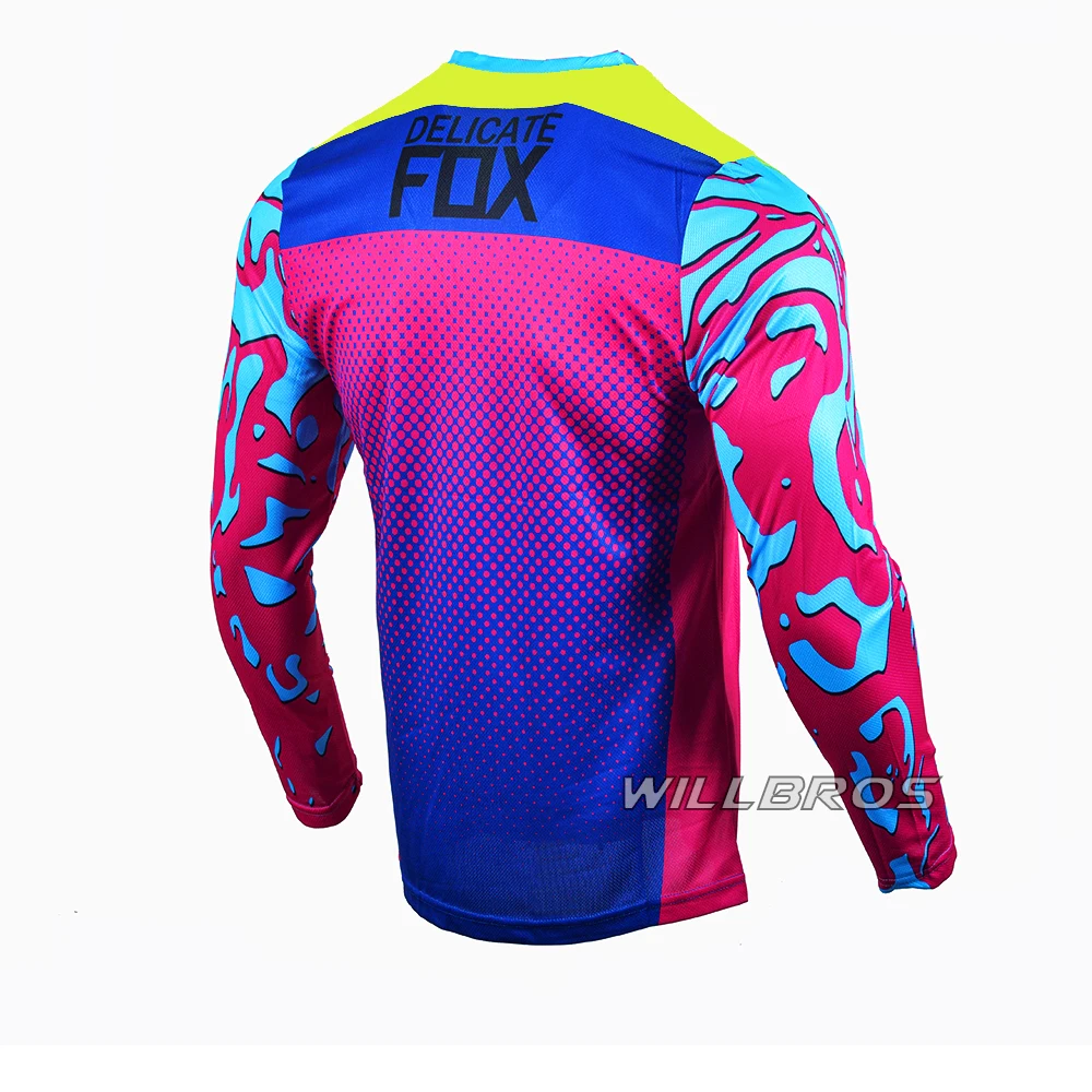 Новый тонкий лиса 360 заточку с длинным рукавом уход за кожей лица мотокросс