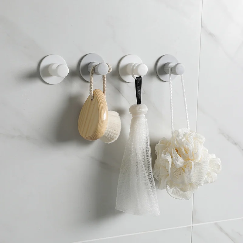 

hole free adhesive hook toilet power rack kitchen wall door back wall hook