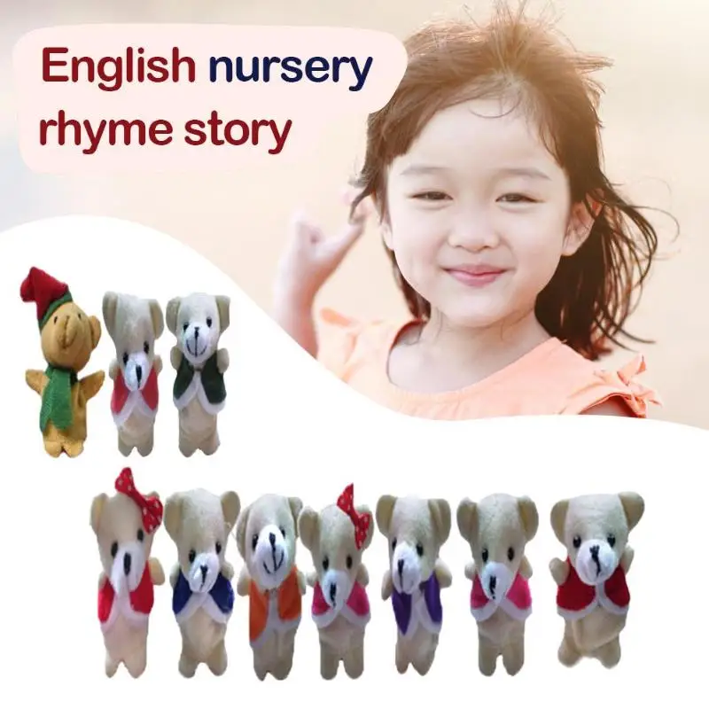 Детские наборы кукол на английском языке с изображением песенницы и пальцев