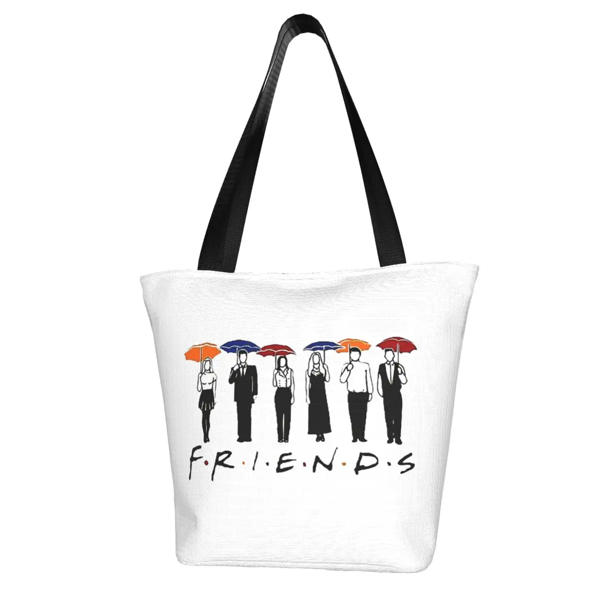 

Друзья Навсегда хозяйственная сумка ТВ Шоу бизнес ткань сумки студенческий подарок эстетические сумки