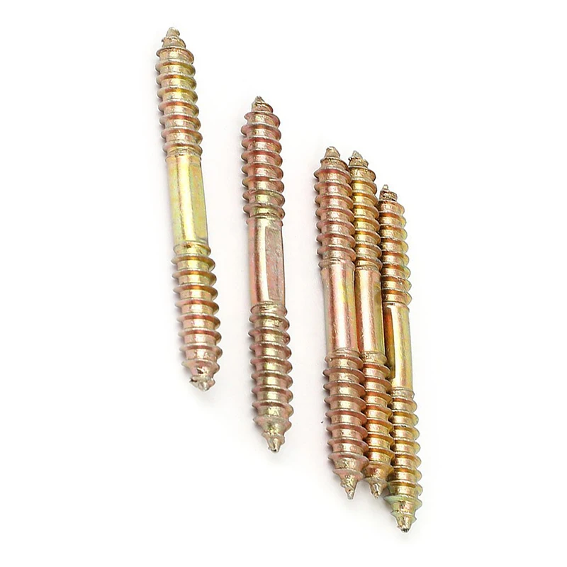 M8 x 70 мм двухсторонний крепежный винт для деревянной и мебели 5 шт. | Обустройство