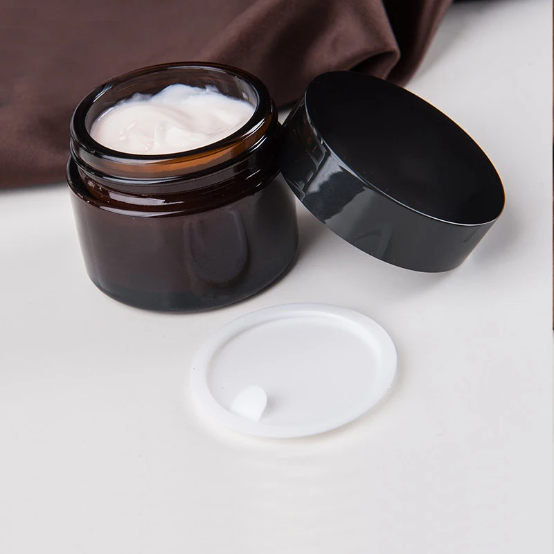 Пустой контейнер для стеклянных банок косметический крем лосьон пудры матовый