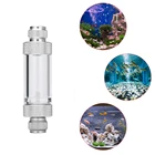 Аквариум обратный клапан регулирующий рассеиватель один двойной головкой CO2 пузырь аквариума Регулируемый Выход газа Размеры DIY Системы