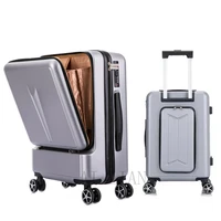 creative new travel suitcase rolling luggage wheel trolley case women fashion box men valise with laptop bag 20 carry ons case