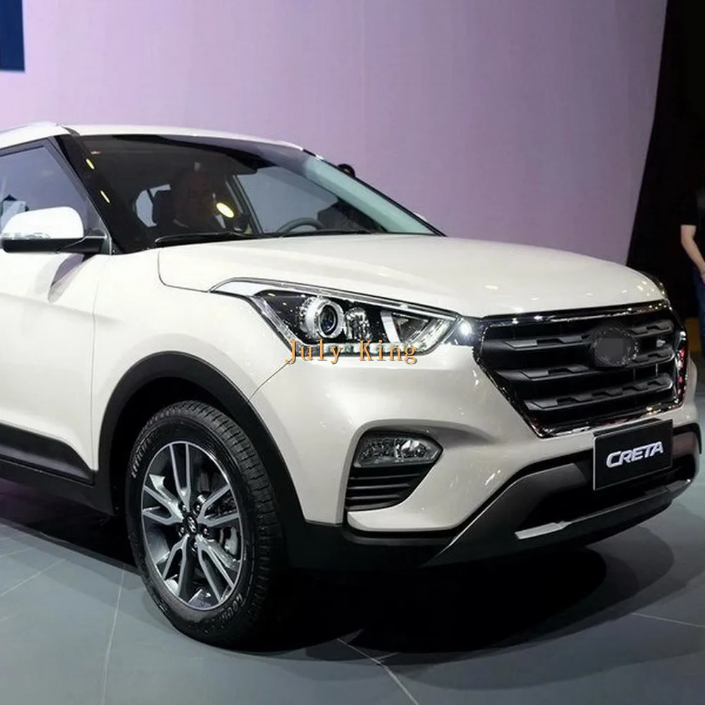 July King Car LED Brake Lights Case for Hyundai IX25 Creta 2017+ Light Guide light + Night DRL |