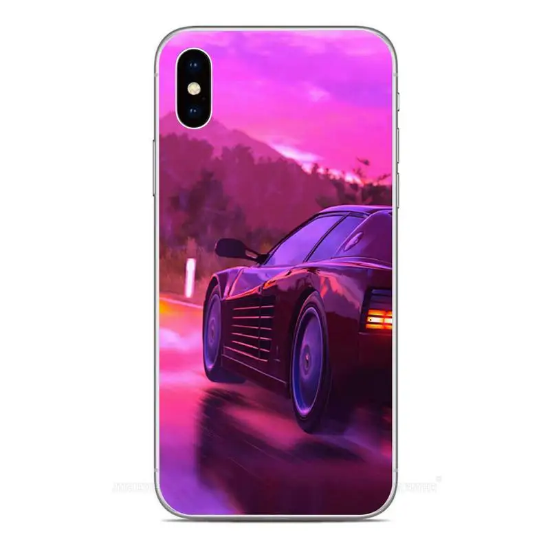 

MaiYaCa Japan JDM Car AE86 Vaporwave Phone Case For Clear-Iphone 5 5s se 6 6s 7 8 11 12 X Xs Xr Pro Plus Max Mini Cover