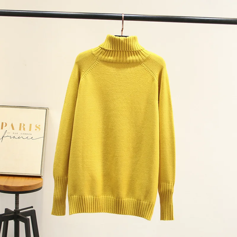 Незаменимый женский свитер модный однотонный джемпер с длинным рукавом