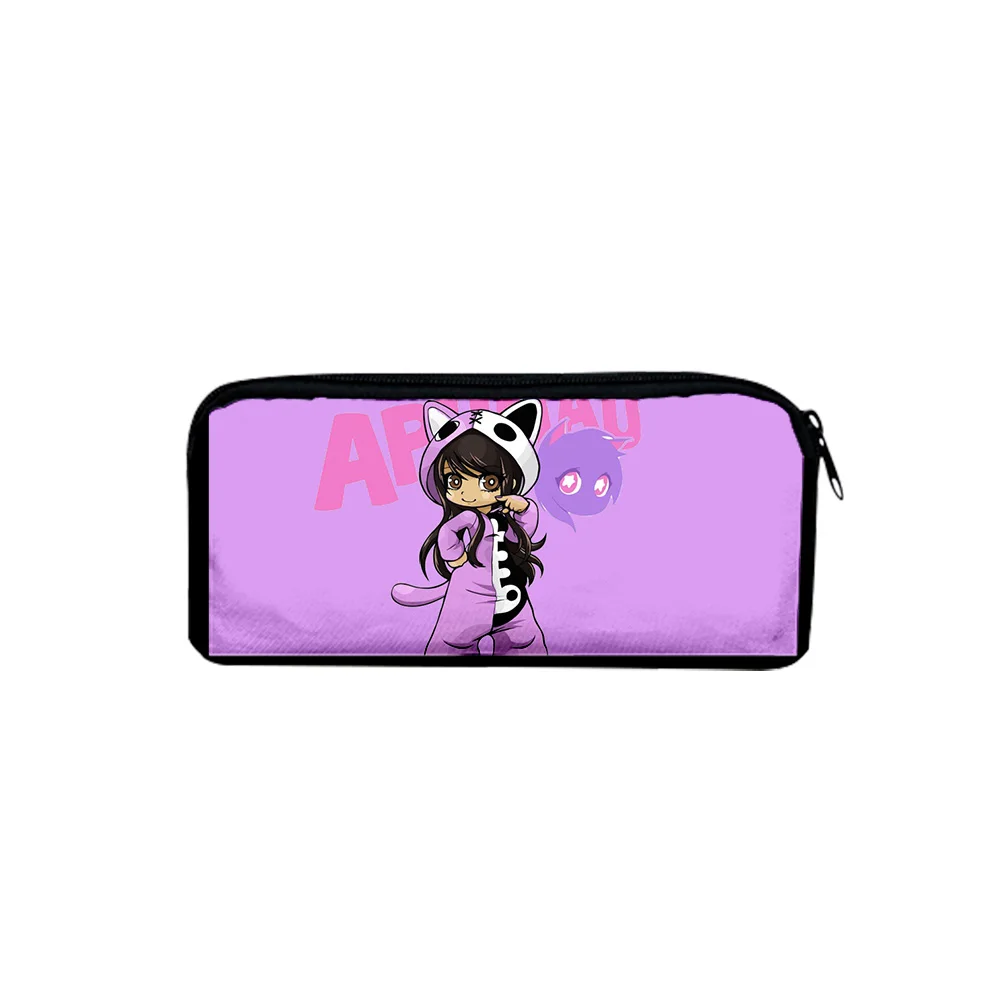 

Сумка для ручек Aphmau как кошка, пенал для мальчиков и девочек, детская сумка для хранения канцелярских принадлежностей, сумка для карандашей,...