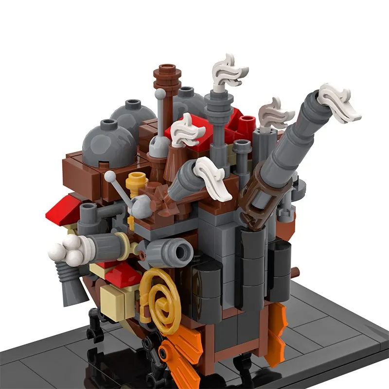 Buildmoc City House фигурки из японского аниме хоющий движущийся замок творческий