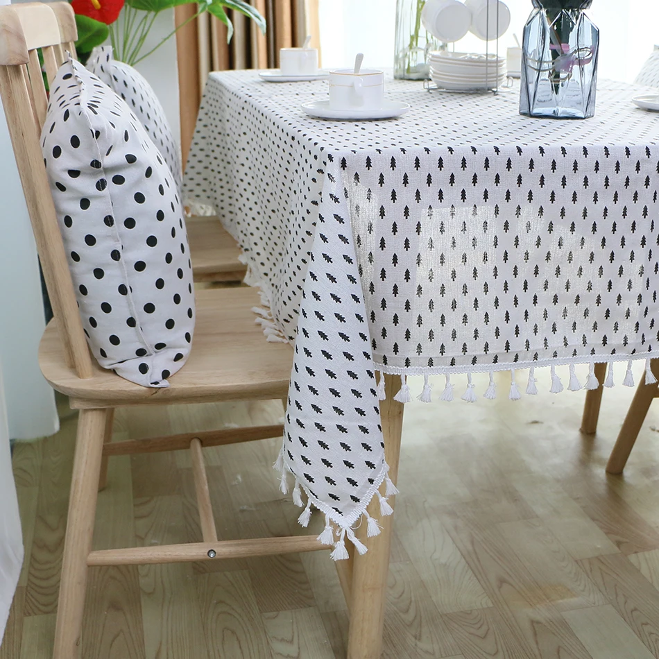 Цвет: белый черный простой полиэстер с геометрическим принтом смешанный хлопок