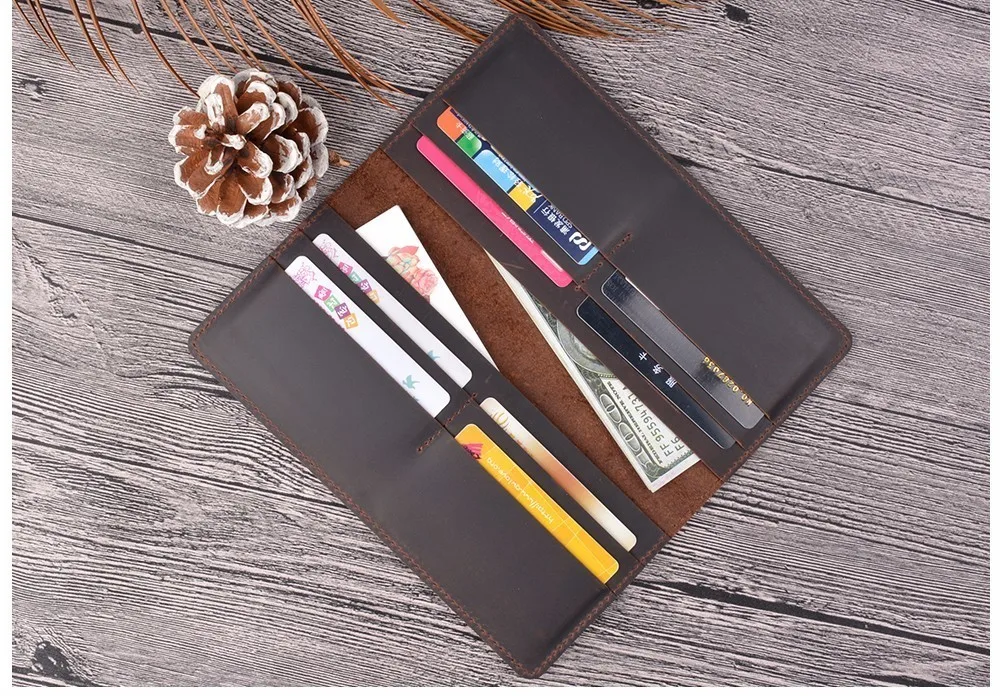 Moterm Crazy Horse, кожаные длинные кошельки, натуральная кожа, двойной, мужской кошелек, Ретро стиль, мужской кошелек, carteira feminina