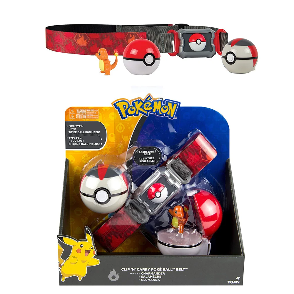 Кружка с покемонами ремень Tomy Фигурки игрушки набор Пикачу Squirtle Charmander Бульбазавр