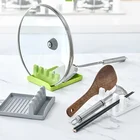 Стеллаж для хранения ножей и вилок, 1 шт., кухонные инструменты, Нескользящие термоизоляционные аксессуары, Настольный органайзер для ложек с защитой от обрастания