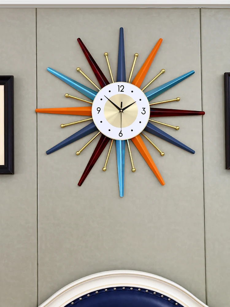 

Large Silent Wall Clock Classic Nordic Royal Style Digital Modern Wall Clock Orologio Da Parete Living Room Decoration BD50ZB