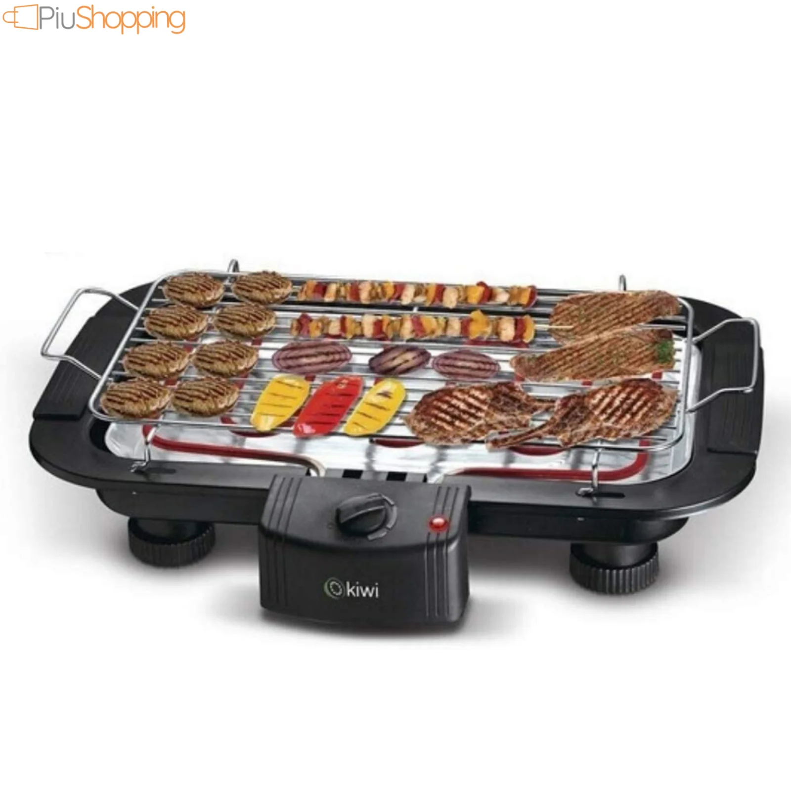 Барбекю ELETTRICO GRIGLIA BISTECCHIERA BBQ PIASTRA DA GIARDINO TAVOLO 2000W | Игрушки и хобби