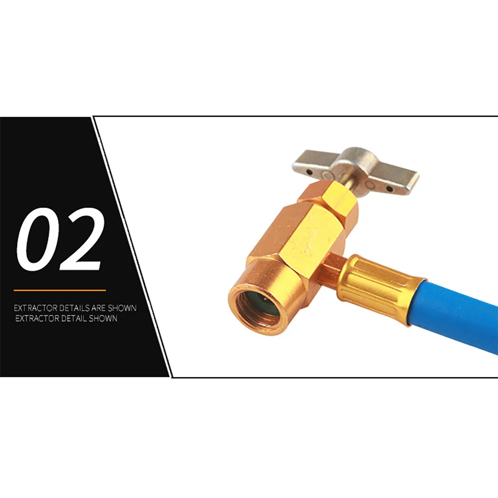 Заряжаемый шланг для хладагента A/C R134A Манометр низкого давления легкое