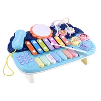 baby musical toys multifunction toys kids drum set with phone bead maze gear xylophone piano electronic learning toys