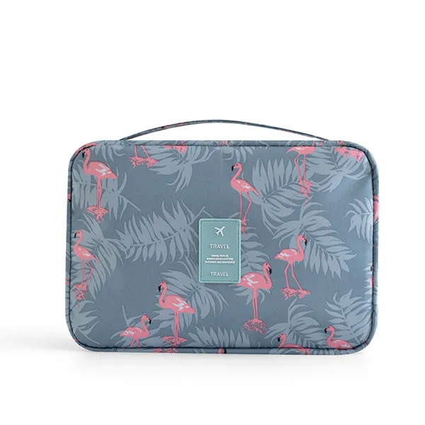 S-Grey bird Многофункциональная сумка для мытья на крючке, женские косметички для путешествий, Несессер для макияжа, косметичка - Цвет: S-Grey bird