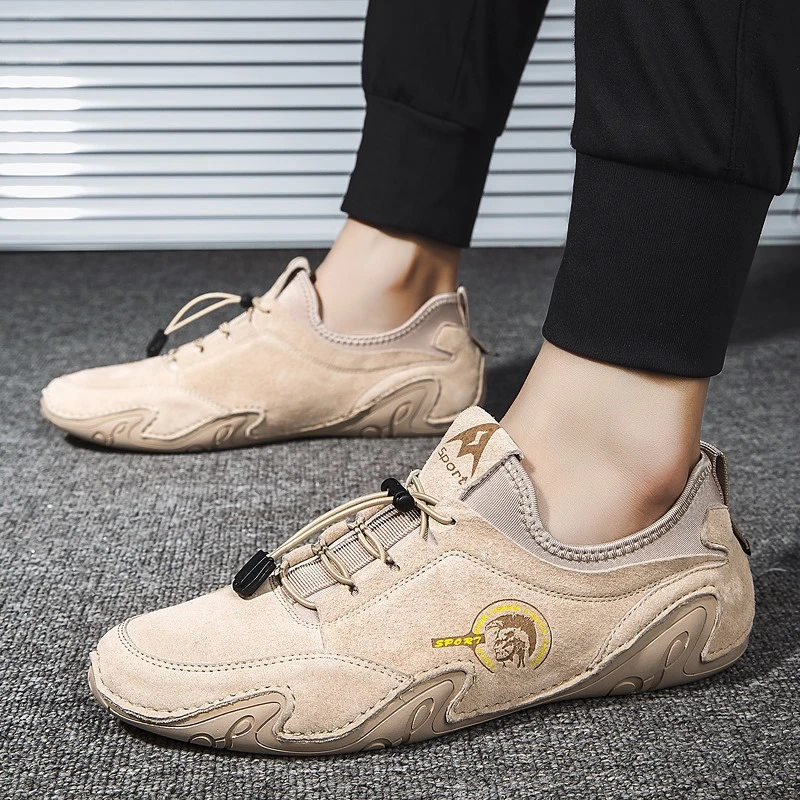 Мужские лоферы из натуральной кожи повседневные кожаные туфли с осьминог мягкая