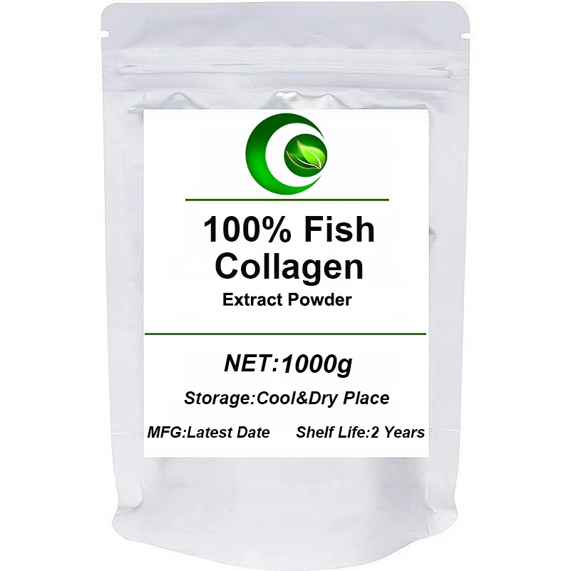 

Hydrolyzed Marine Fish Collagen Powder - Hair,Skin,Nails,Joints & Bones Health Support,Skin Tonic,Remove Wrinkles Food Grade