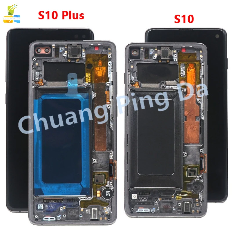 Новый оригинальный AMOLED S10 ЖК дисплей для SAMSUNG Galaxy G973F/DS G973F G973 Plus G975 G975F G975F/DS