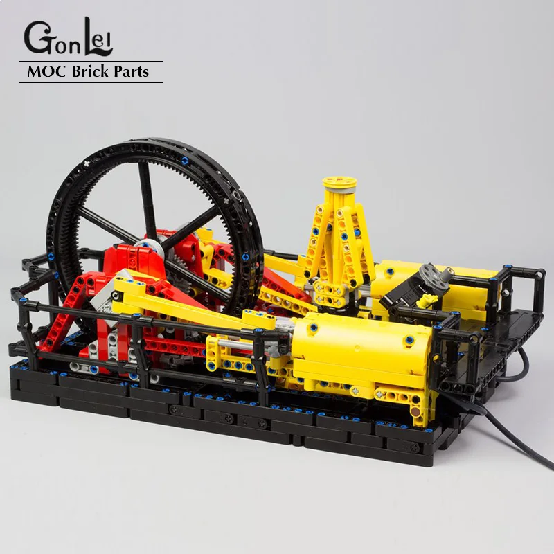 Новинка 1245 шт. строительные блоки технической серии модель паровой машины с