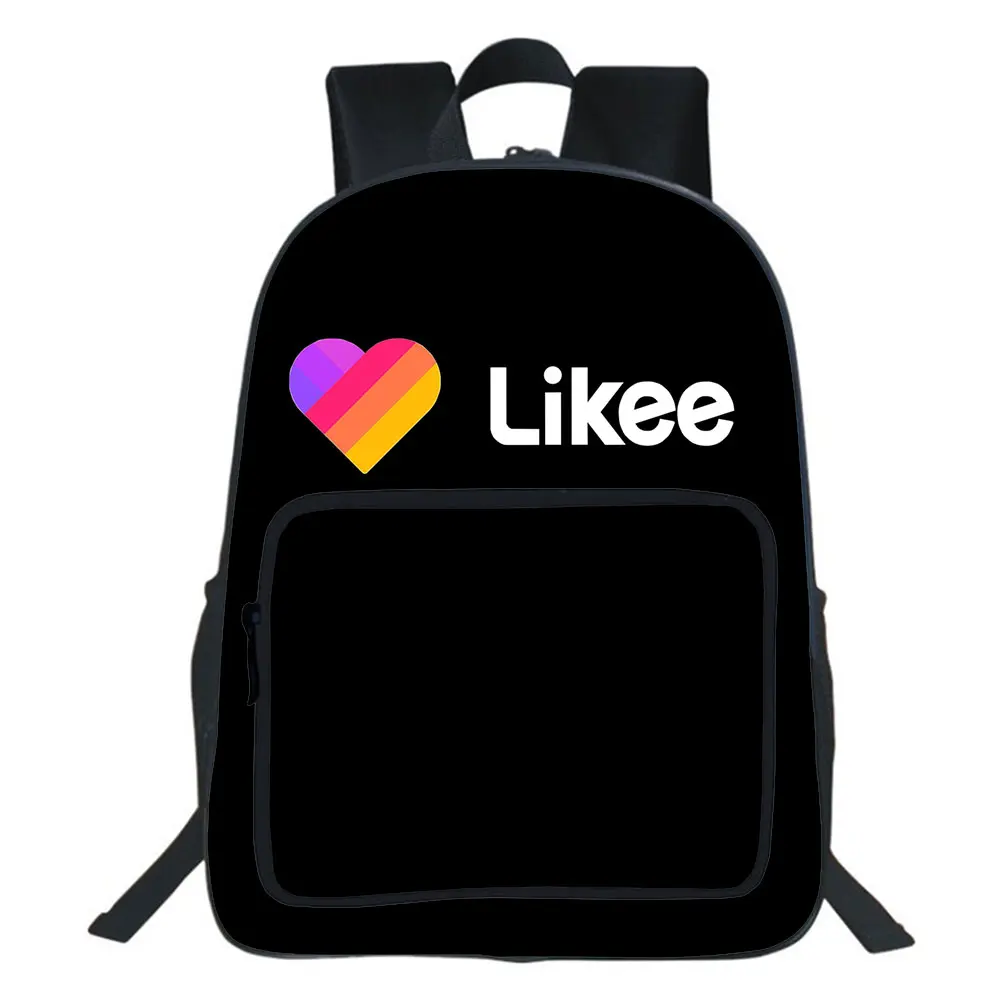 

Likee School Bags Rainbow Likee Printing Student Bookbag Boys Girls Daily Backpack Teens Backpack Fashion Simplicity Rucksack
