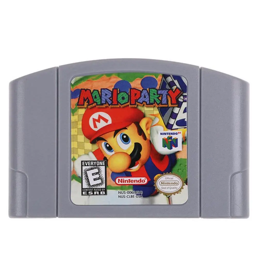 Mario Party Картридж для видеоигр kingd 64 N64 Smash консольная карта 64 бит игры английский язык версия США - Цвет: Mario Party