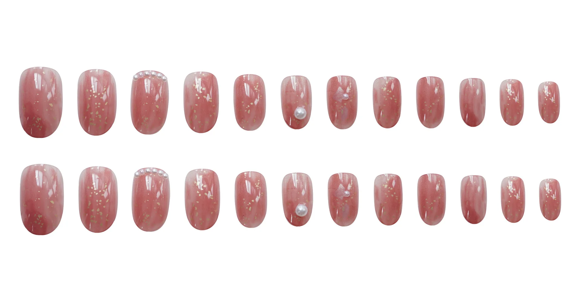 Накладные ногти хаки обнаженный мраморный гроб плоские искусственные накладные