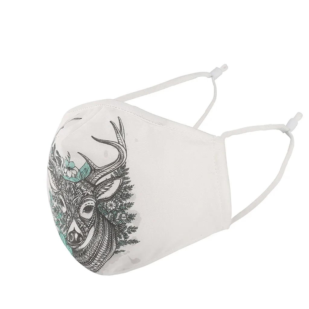 2020 камуфляжная дышащая маска для рта PM2.5 унисекс лица с принтом Защитная езды на