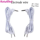 2 шт. булавки 2,0 мм электродный кабельный линейный разъем провода для десяток массажераEMS электронный терапевтический аппарат нерва мышцы стимулятор