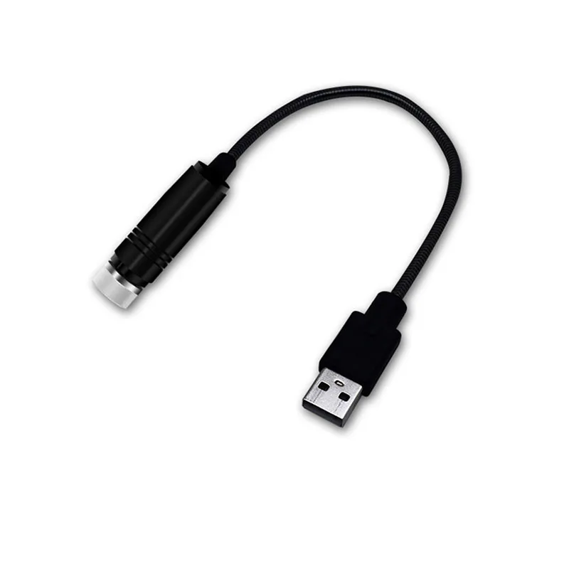 Автомобильный удобный usb потолочный светильник в виде звезды лазерный