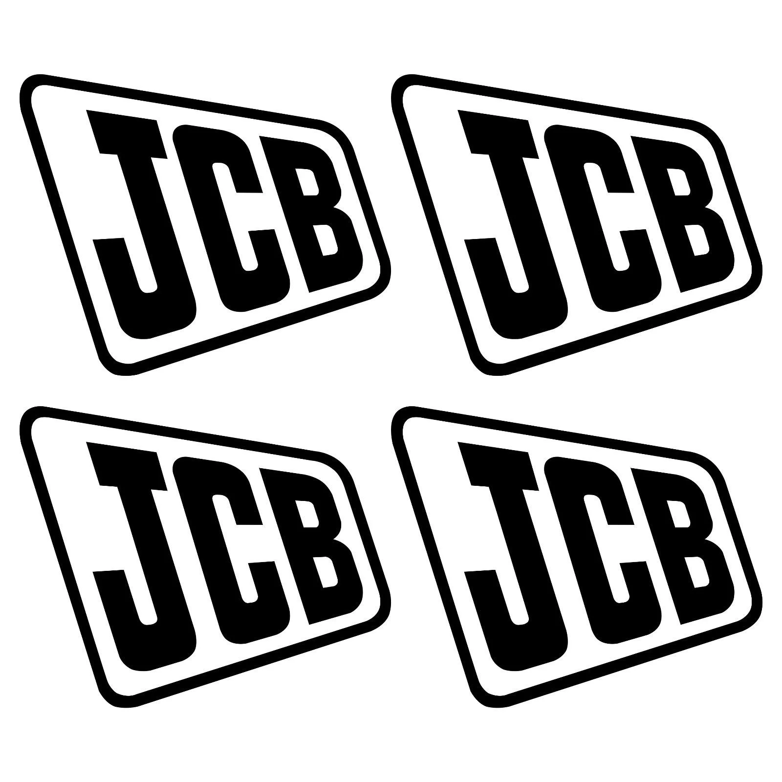 

For JCB Old Aufkleber Sticker Bagger Excavator 4 Sticker Car Styling