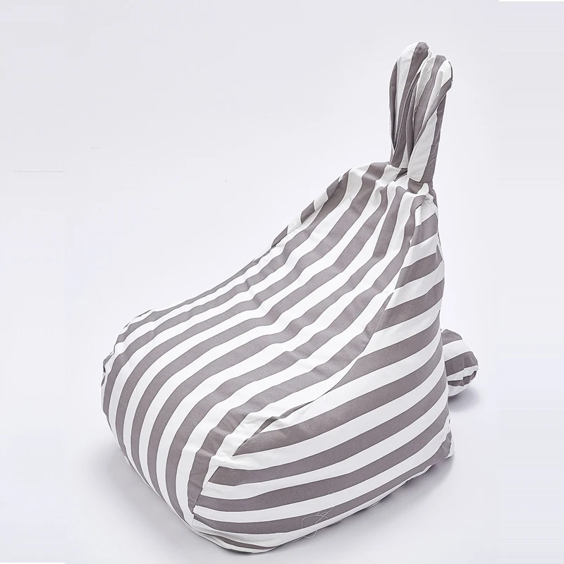 Детский диван в полоску с заячьими ушками скандинавском стиле чехол для сиденья