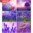 Алмазная вышивка HUACAN Лавандовая полная дрель квадратная 5d алмазная картина цветок Алмазная мозаика вышивка крестиком Декор для дома