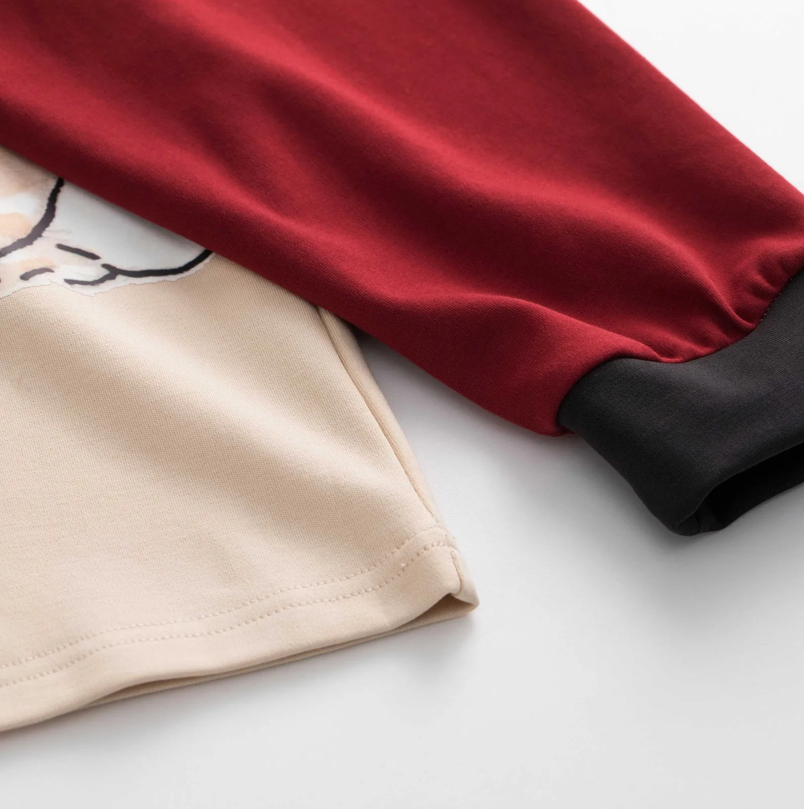 

New Pajama Set Winter Cute Cartoon Rabbit Print Pajama Set Women Two-pieces Long Sleeve Sleepwear Breathable Soft Round Neck Set