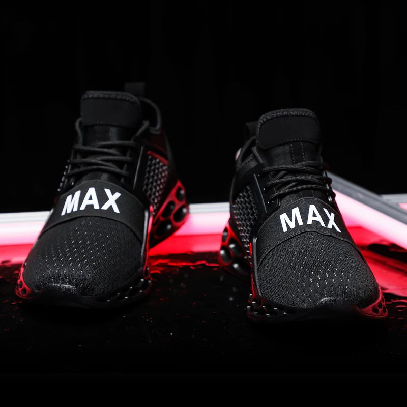 Men's Casual Breathable Mesh Cloth Shoes Sneakers Designer Platform Running Black Shoes Wear-Resistant Non-Slip Basketball Shoes