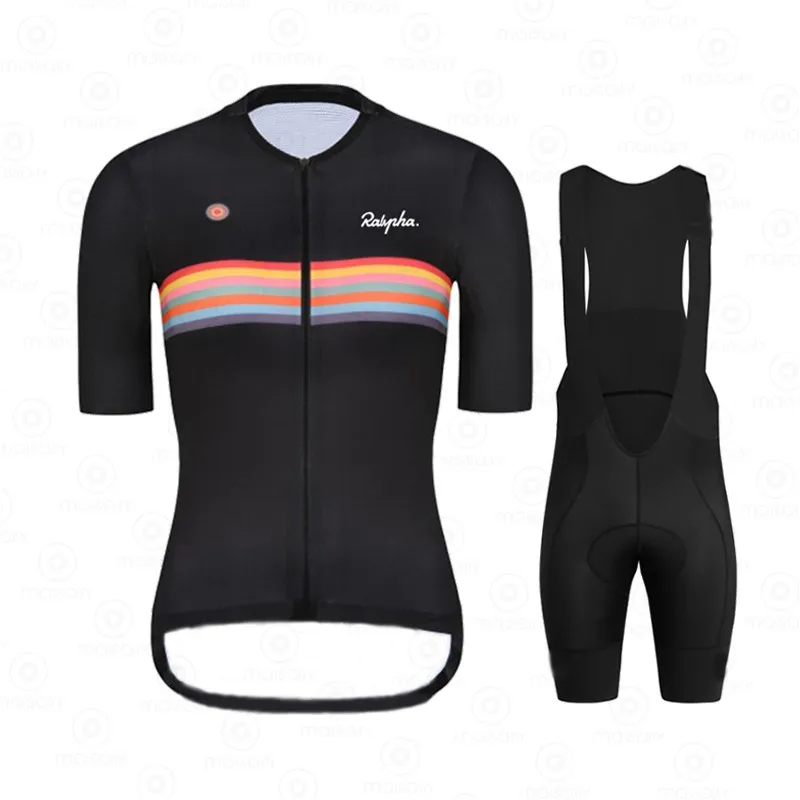 

Ralvpha 2021 New Team Cycling Jersey Set Women Summer Bike Clothes MTB Ropa Ciclismo Bicycle Uniforme Maillot Quick Dry 19D Pad