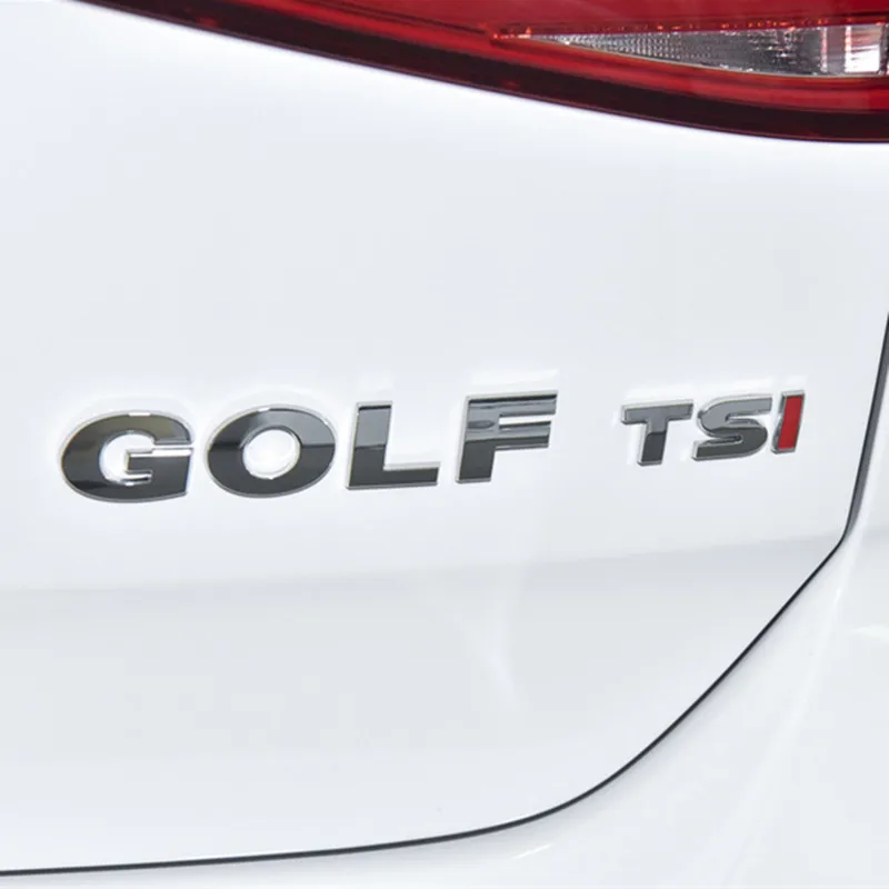 Наклейка на задний бампер автомобиля для гольфа черный или серебристый АБС