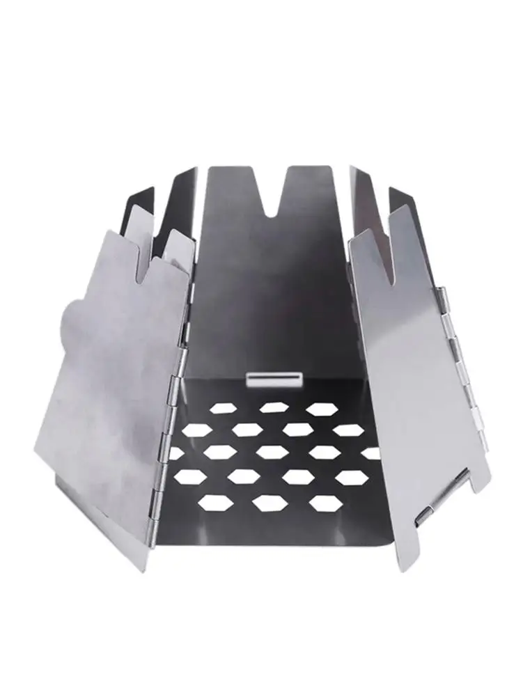 Портативная Складная мини горелка для кемпинга пикника готовки барбекю