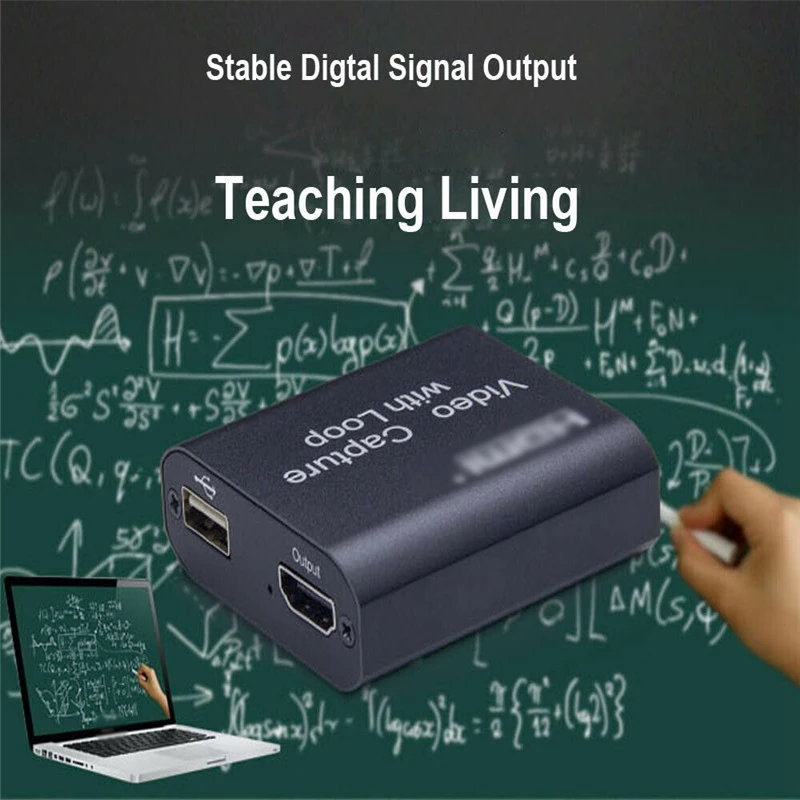 4K Loop Out HDMI-compatible Capture Card Audio Video Recording Plate Live Streaming USB 1080p Grabber For PS4 Game DVD Camera | Компьютеры