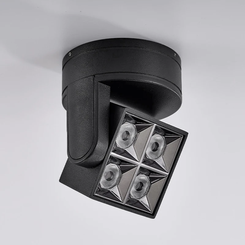 Новый Белый Черный квадратный светодиодный настенный светильник поверхностного