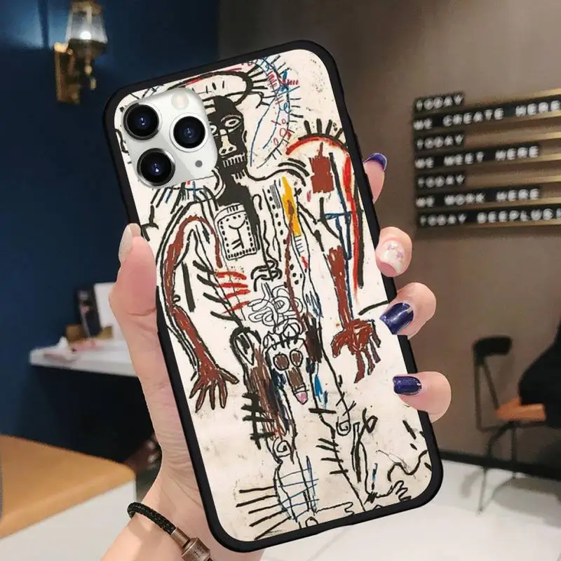 

Art Graffiti Phone Case for iPhone 11 12 pro XS MAX 8 7 6 6S Plus X 5S SE 2020 XR Soft silicone