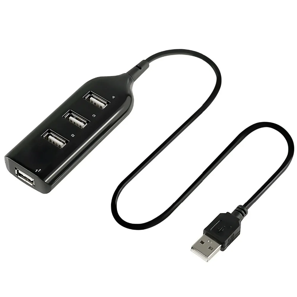 VIPATEY USB Hub Высокоскоростной 4 Порты и разъёмы USB разветвитель Мульти USB 2,0 Порты и разъёмы мини концентратор для MacBook Pro Тетрадь PC USB флеш-накопители мобильный жесткий диск и многое другое