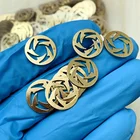 Складной нож, латунная шайба, бронзовая прокладка, медная металлическая подушка, твердая прокладка, кольцо для Benchmade 710 720 723 550 551 сделай сам, 2 шт.