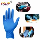 Перчатки нитриловые одноразовые латексные без присыпки, 20 шт.