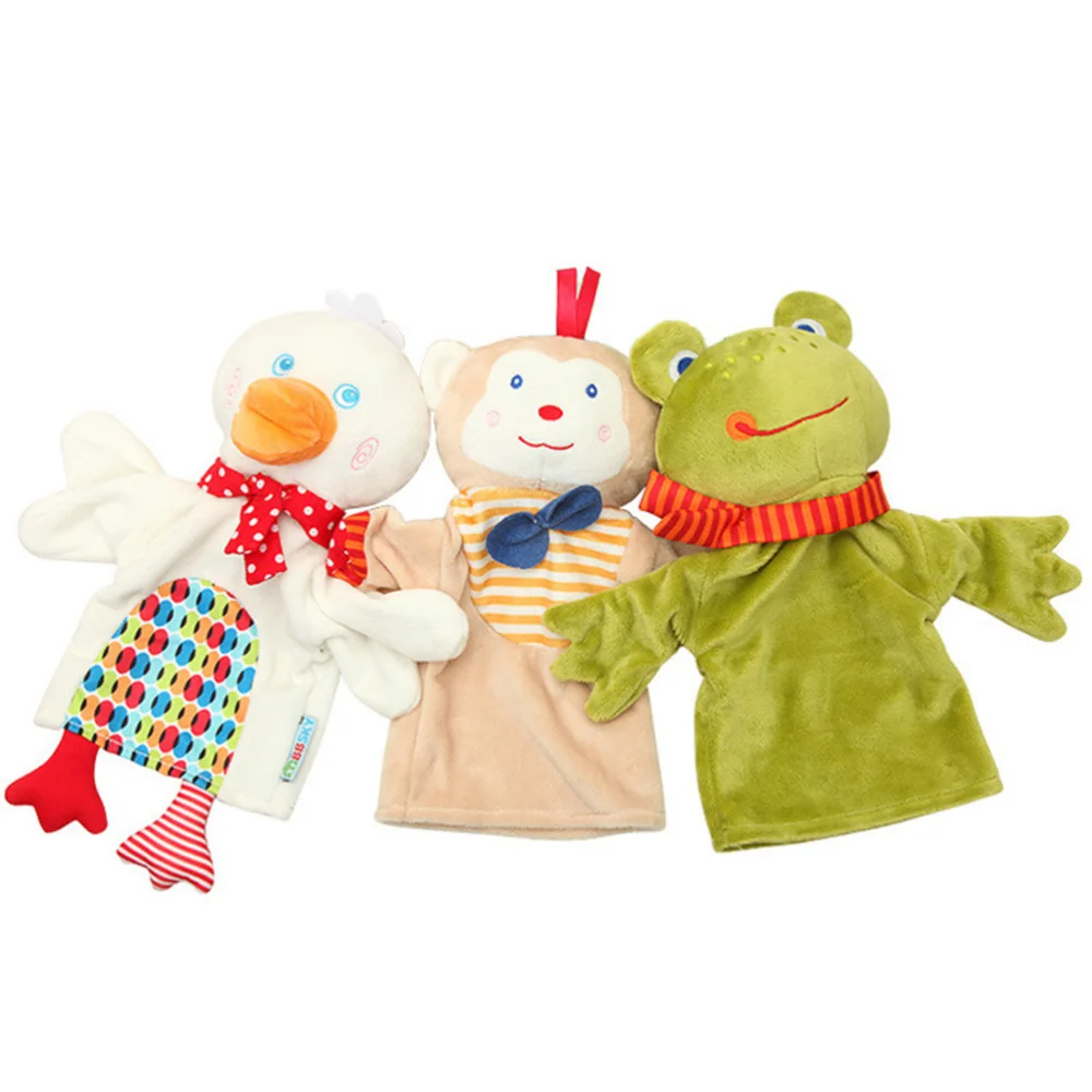

1pc Hand Puppets Funny Soft Role Play Hand Puppet Interaction for Kids
