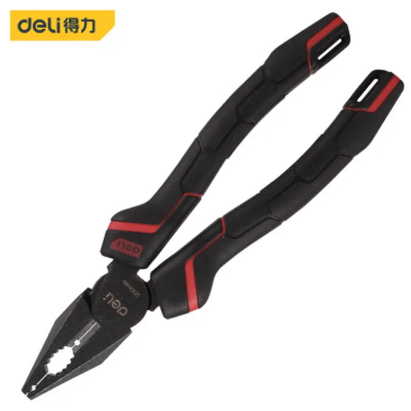 

deli Electrician Pliers Wire Cable Cutter Plumbing Wire Cutter Pliers Industrial Grade Electric Wire Stripping Crimping Vise