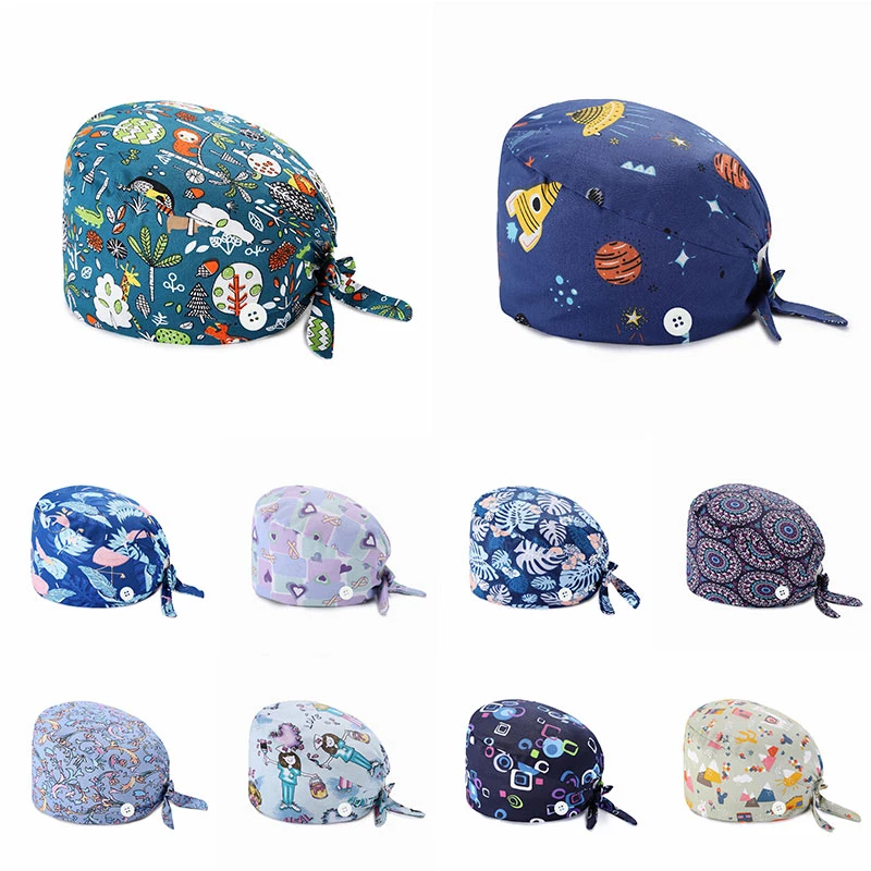 Шляпа для женской операционной кепка фармацевтики кормления лаборатории